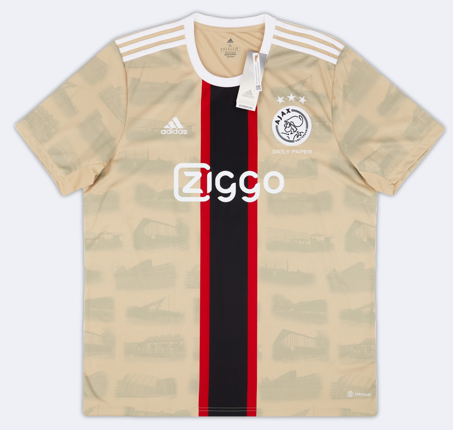 Ajax x Daily Paper 2022-23 Third Shirt - MyBallerBox
